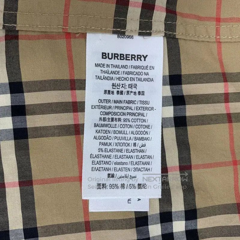 Burberry Burberry Brown Checkered Cotton Women's Shirt. Size XL / US 12-14 / IT 48-50 - 6 Thumbnail
