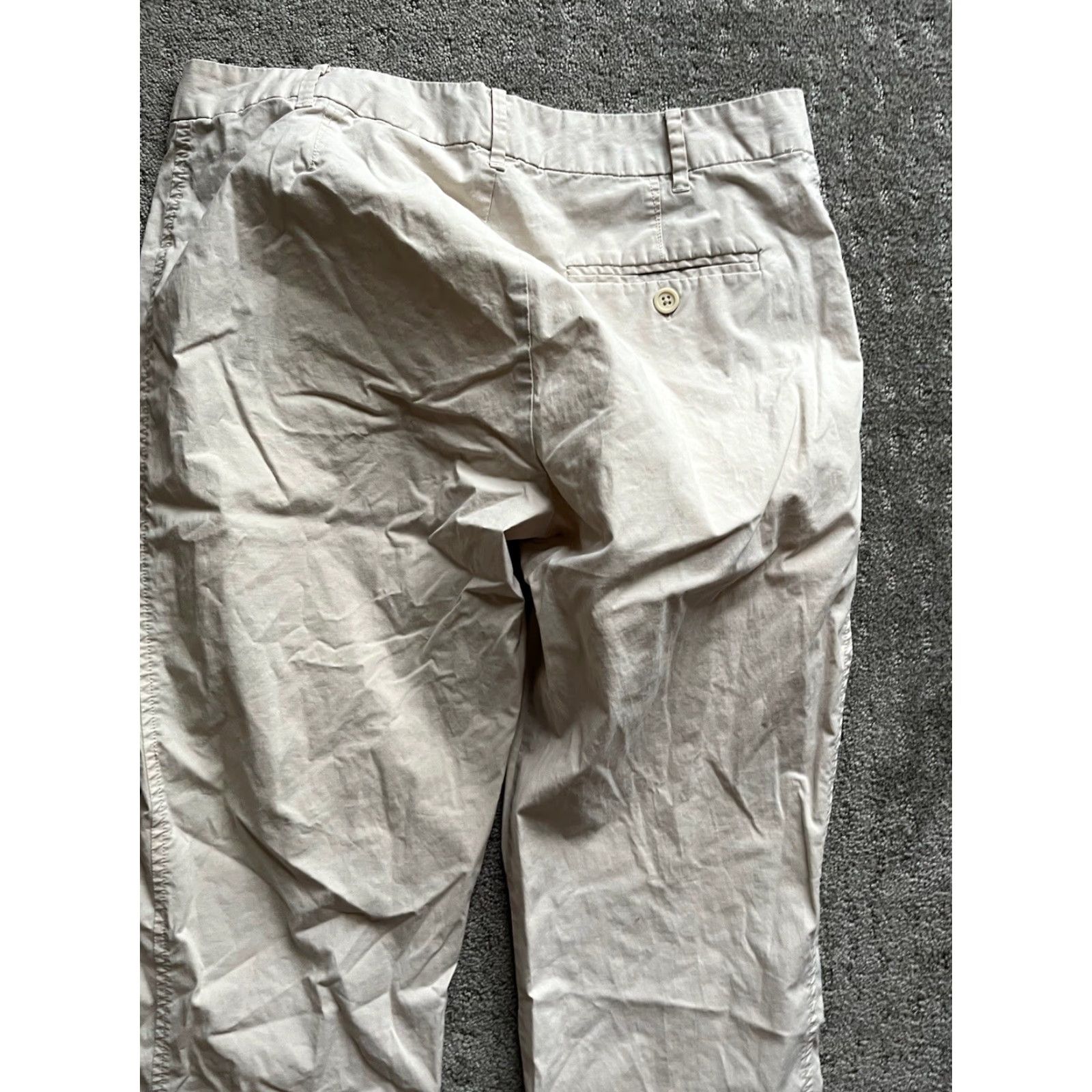 Gap VINTAGE Gap Women's Capri Pants Cropped Casual Travel Wedding Beige Size 8 Size 30" / US 8 / IT 44 - 5 Thumbnail