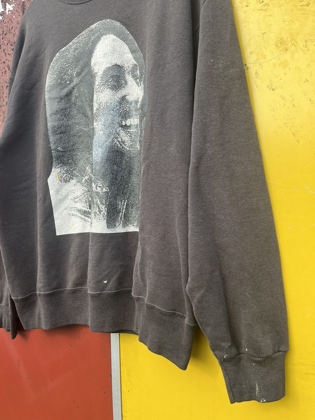 Bob Marley Vintage 90s Bob Marley distressed sweatshirt Size US L / EU 52-54 / 3 - 4 Thumbnail