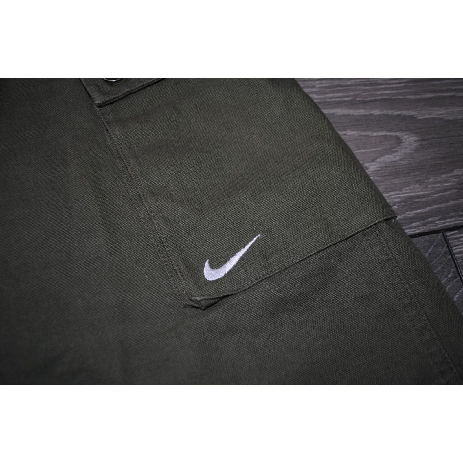 Nike NIKE LIFE WOVEN CARGO SHORTS ARMY GREEN COTTON MEN'S SIZE M 32 MEDIUM Cargo Shorts Mens Size US 31 - 2 Thumbnail
