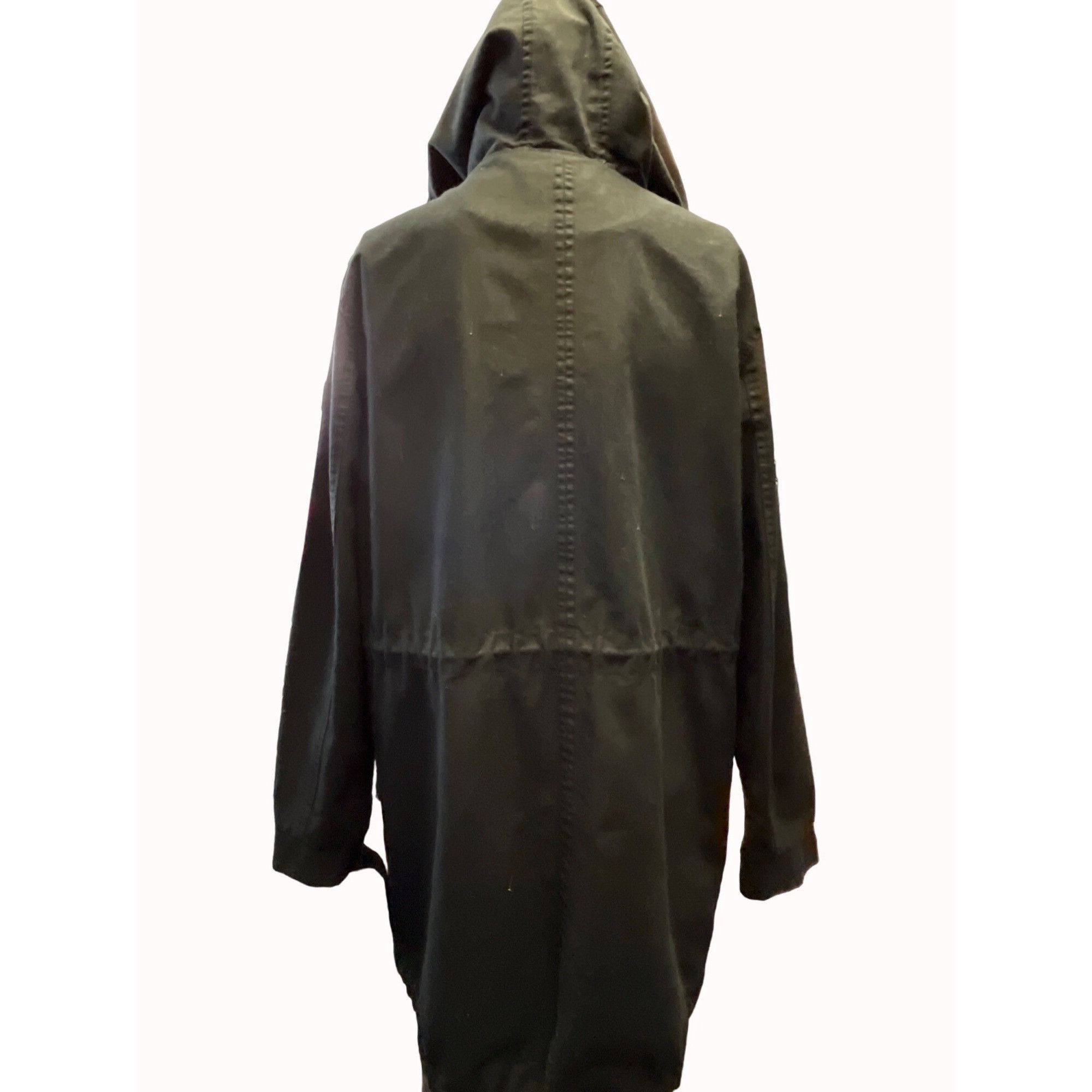 Southpole Southpole Authentic Collection Womens Black Long Coat Size L Size L / US 10 / IT 46 - 2 Thumbnail