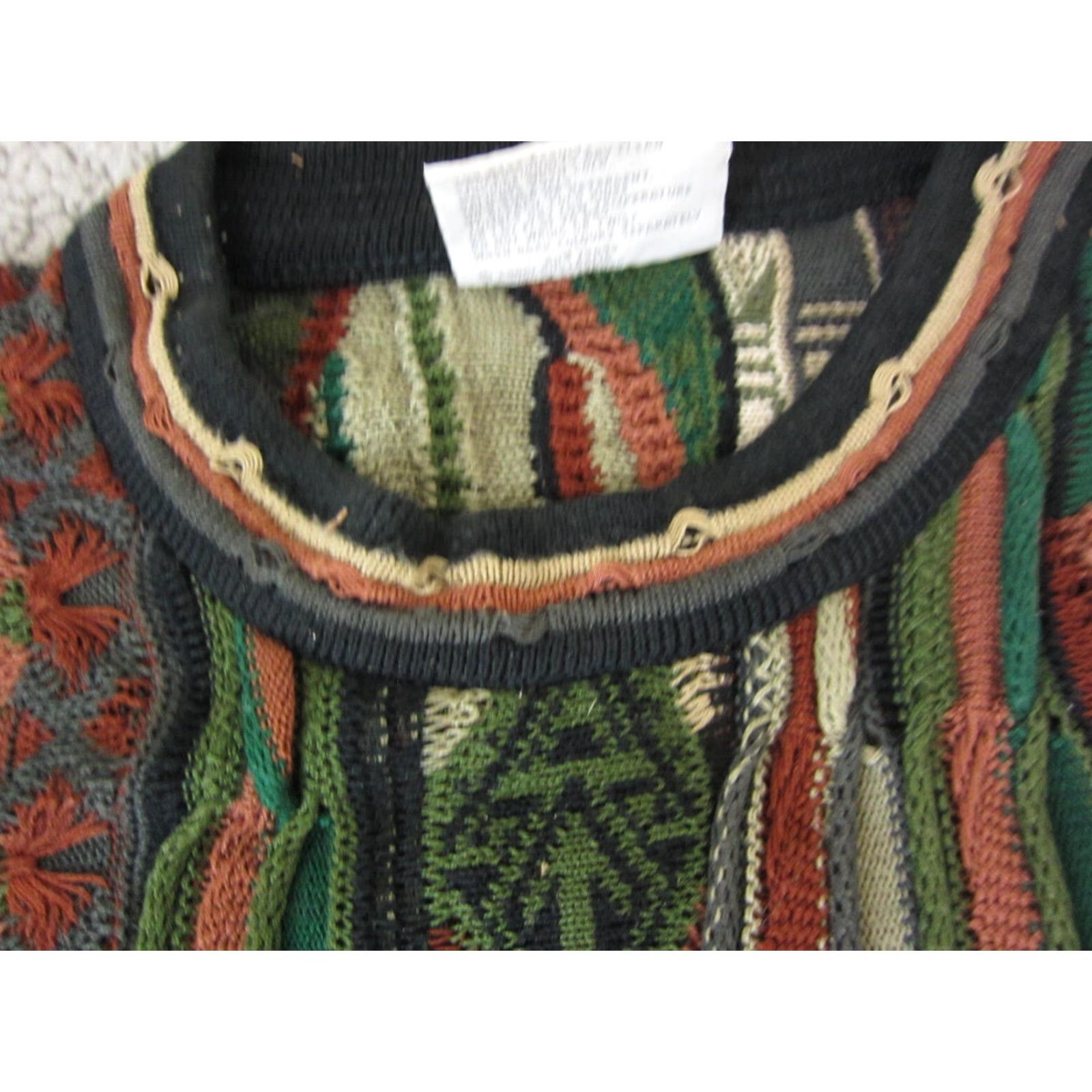 Coogi VINTAGE COOGI Sweater Mens L Brown 90s Cotton Pullover Crew Neck Knitted Knit Regular Top Shirt Mens Size US L / EU 52-54 / 3 - 5 Thumbnail