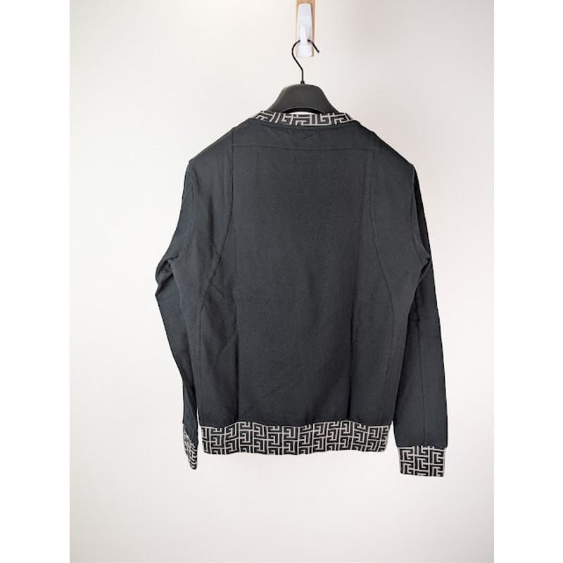 Balmain o1rshd1 Crewneck Sweatshirt in Black Size US M / EU 48-50 / 2 - 9 Thumbnail