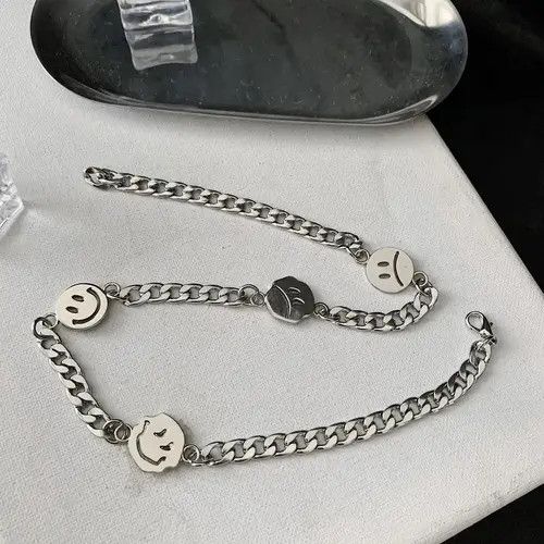 VIBE Smiley Face Pendant Necklace Chain Size ONE SIZE - 3 Thumbnail