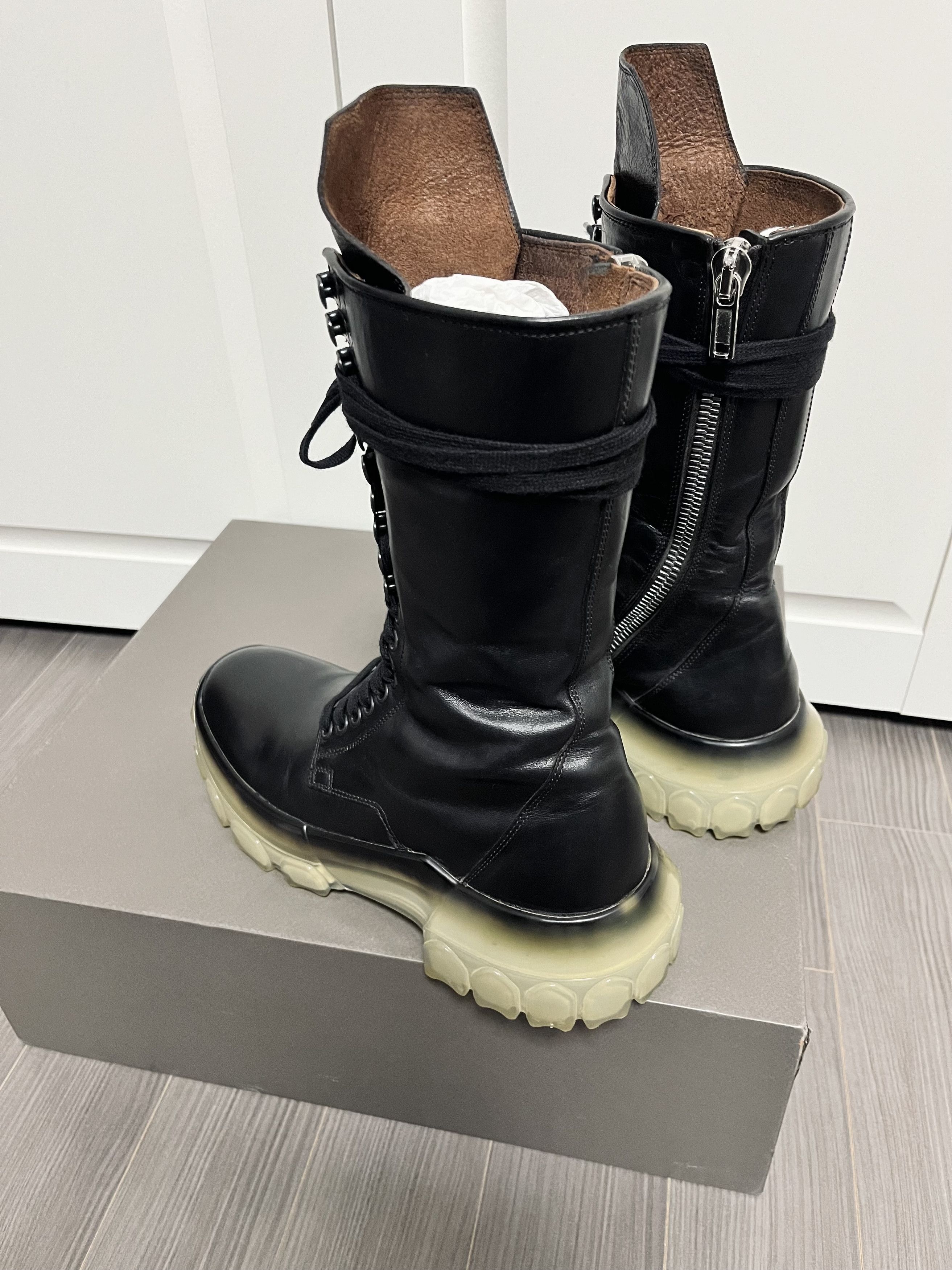 Rick Owens SISYPHUS OFF-THE-RUNWAY TRACTOR BOOTS Size US 6.5 / EU 39-40 - 7 Thumbnail