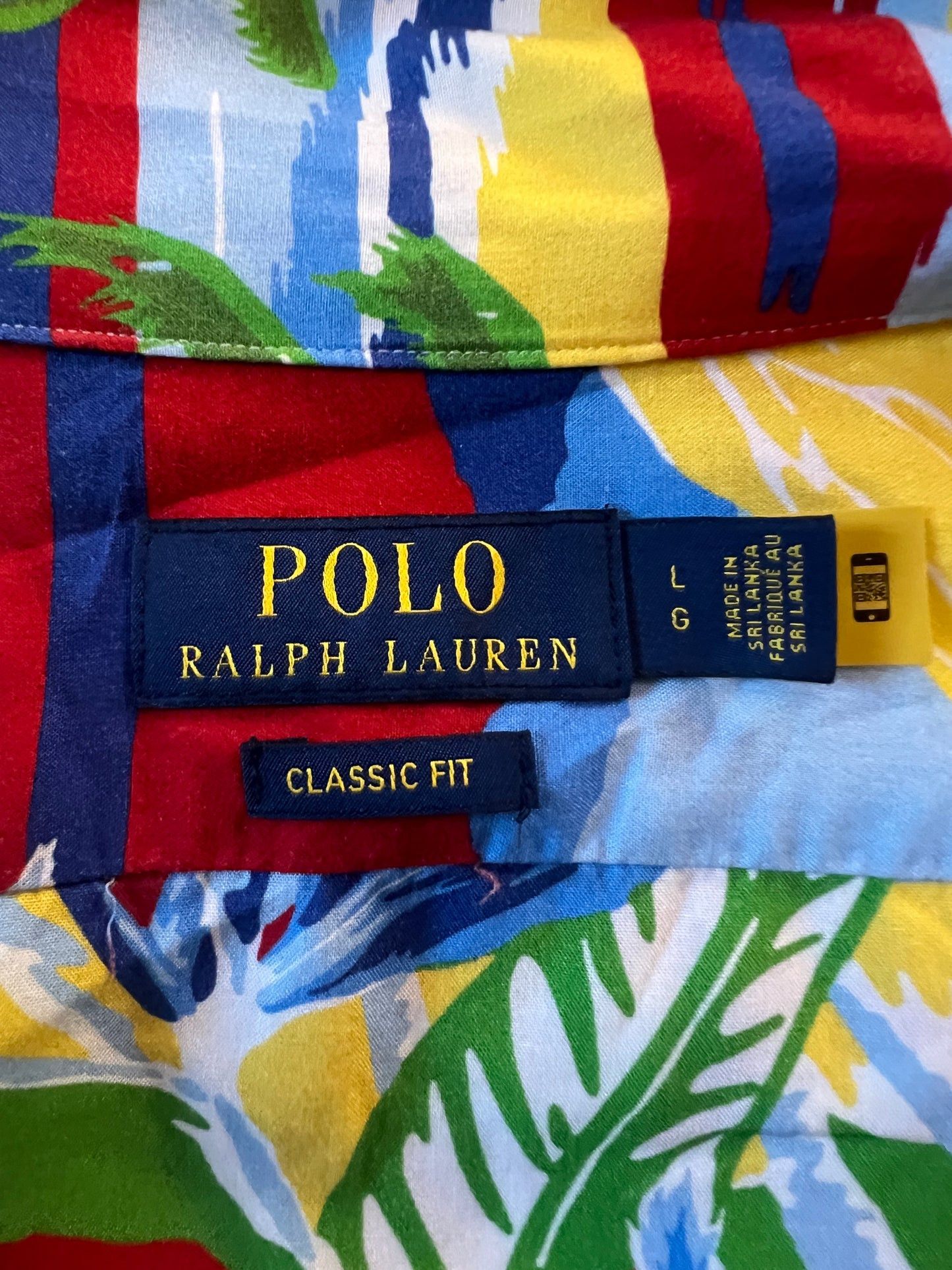 Polo Ralph Lauren × Vintage Polo Raplh Lauren Men's Cruise Ship Hawaiian Shirt - L Size US S / EU 44-46 / 1 - 6 Thumbnail