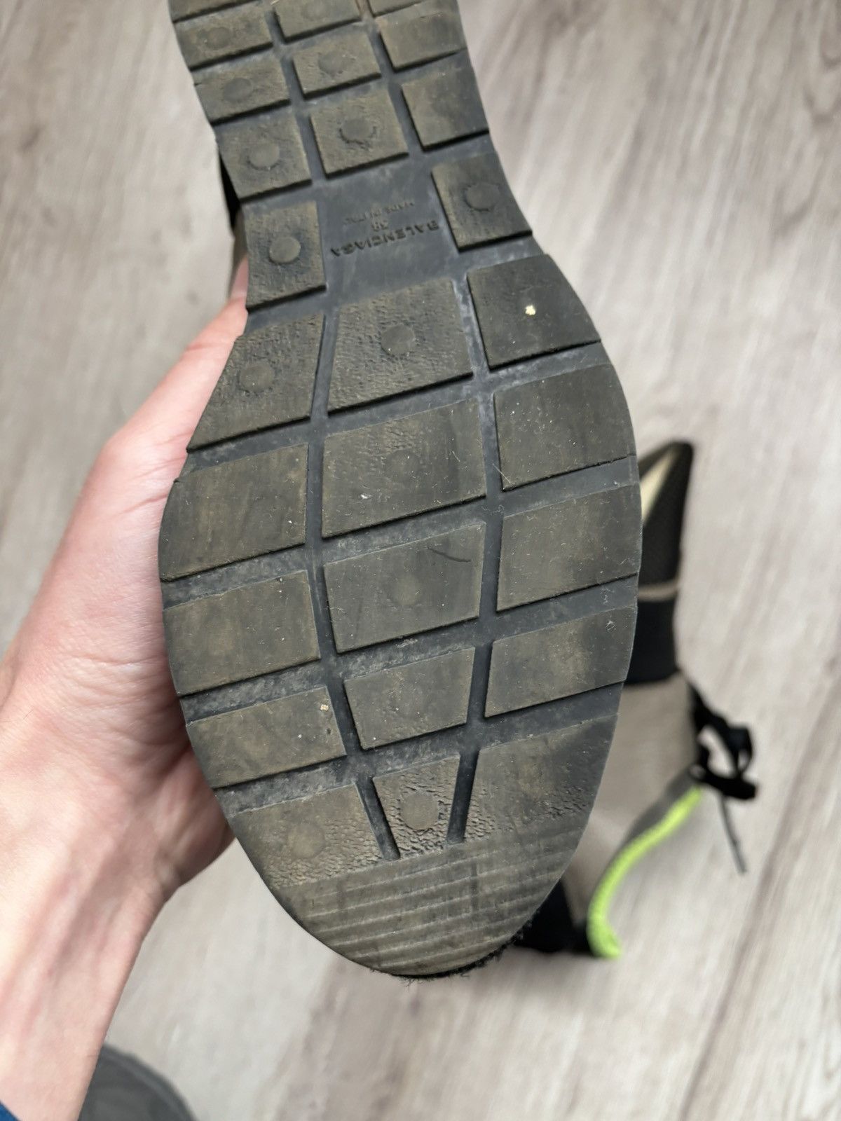 Balenciaga Balenciaga Tri Color Leather and Suede Race Runner Size 38 Size US 8 / IT 38 - 8 Thumbnail