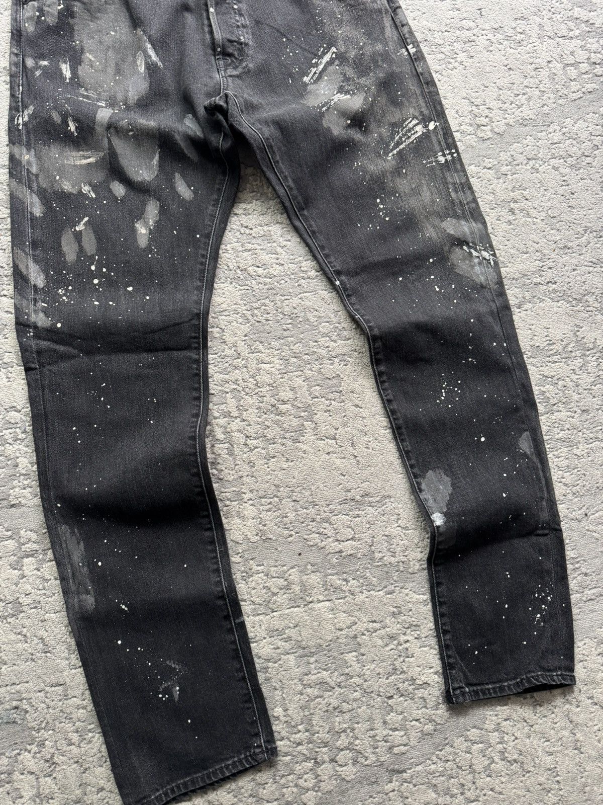 Denim & Supply Ralph Lauren Denim Supply Ralph Lauren Painted Printed Slim Jeans 36/34 Size US 36 / EU 52 - 4 Thumbnail