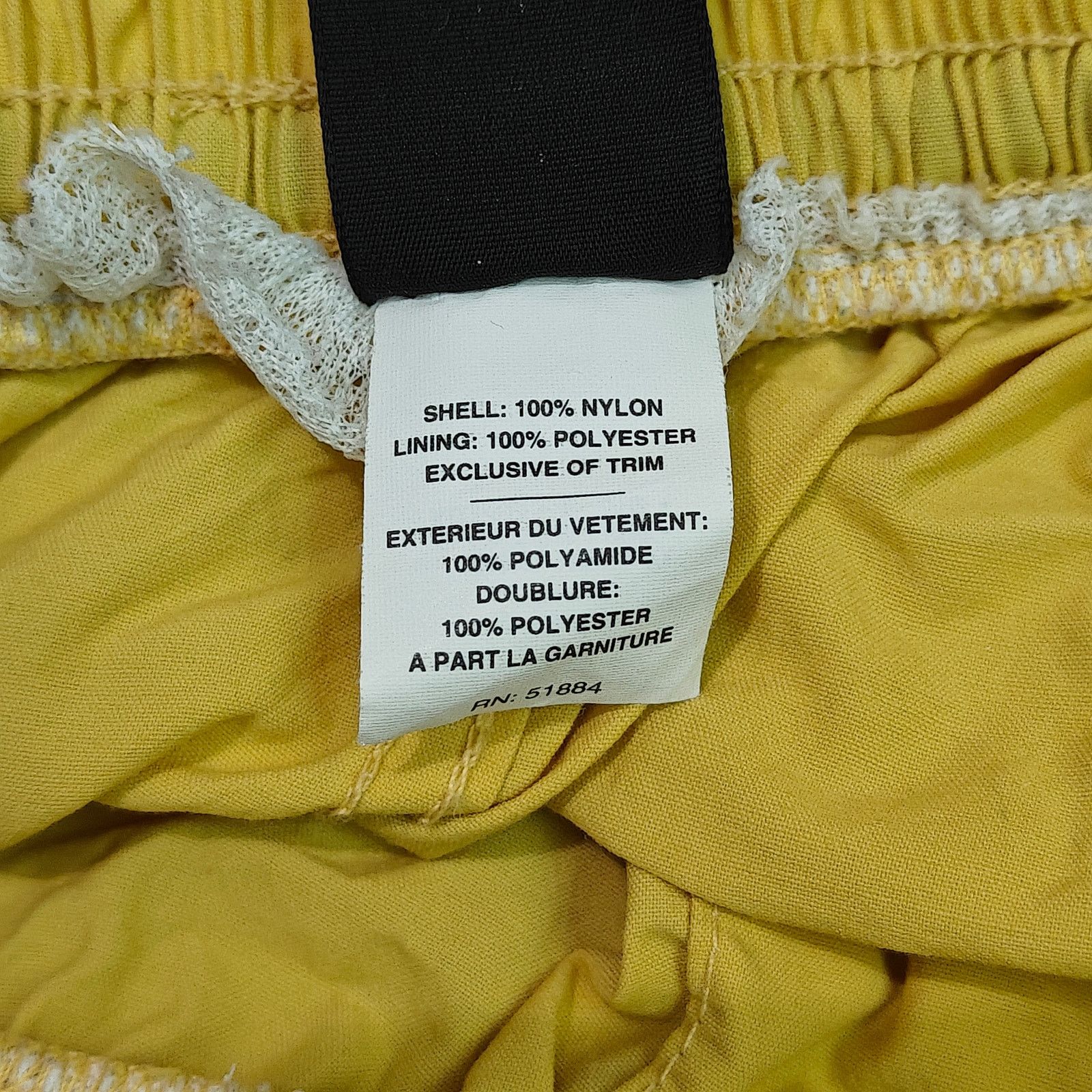 Patagonia Solid Yellow Lightweight Mens Shorts Medium