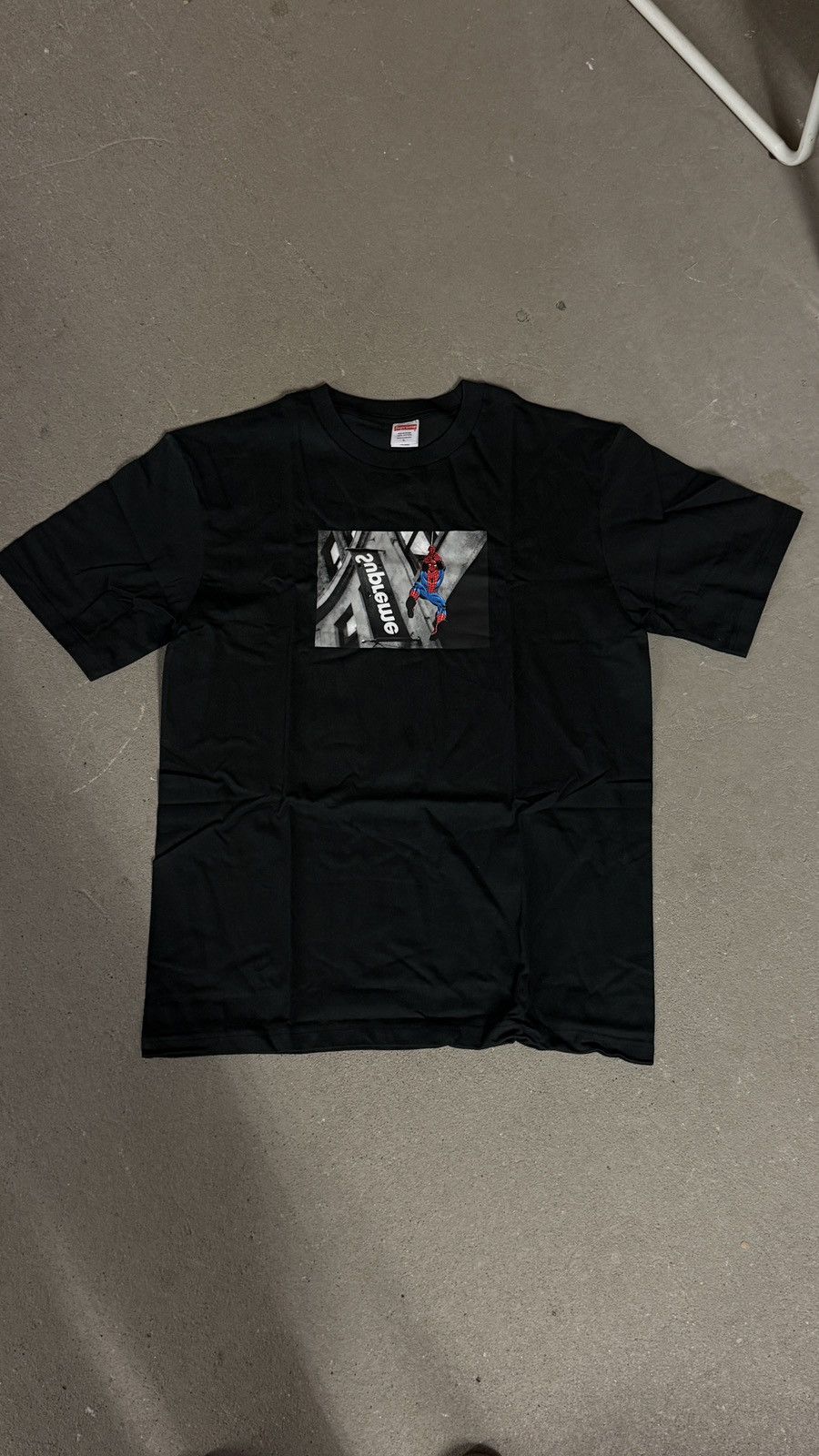Supreme Supreme Spiderman Tee Black | Grailed