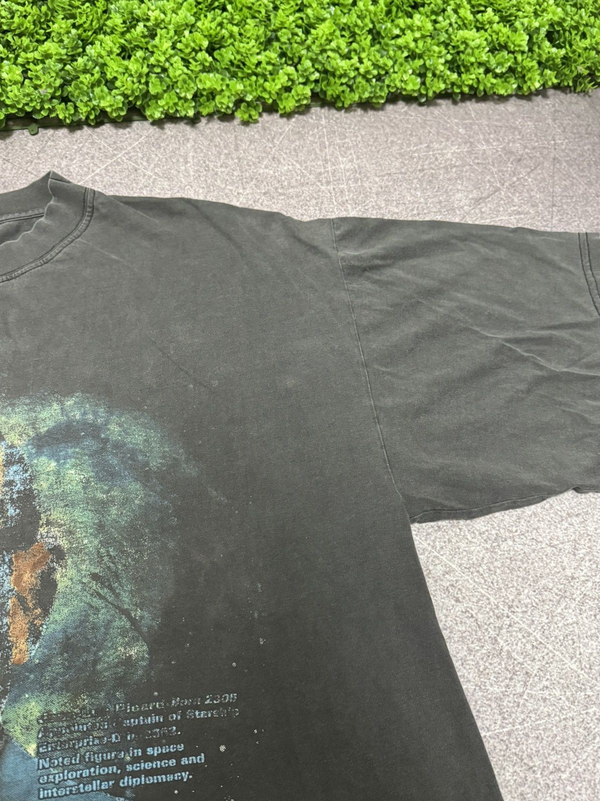 Band Tees Star Trek vinatge tee Jean Luc Picard Thrashed Faded Shirt Size US L / EU 52-54 / 3 - 10 Thumbnail