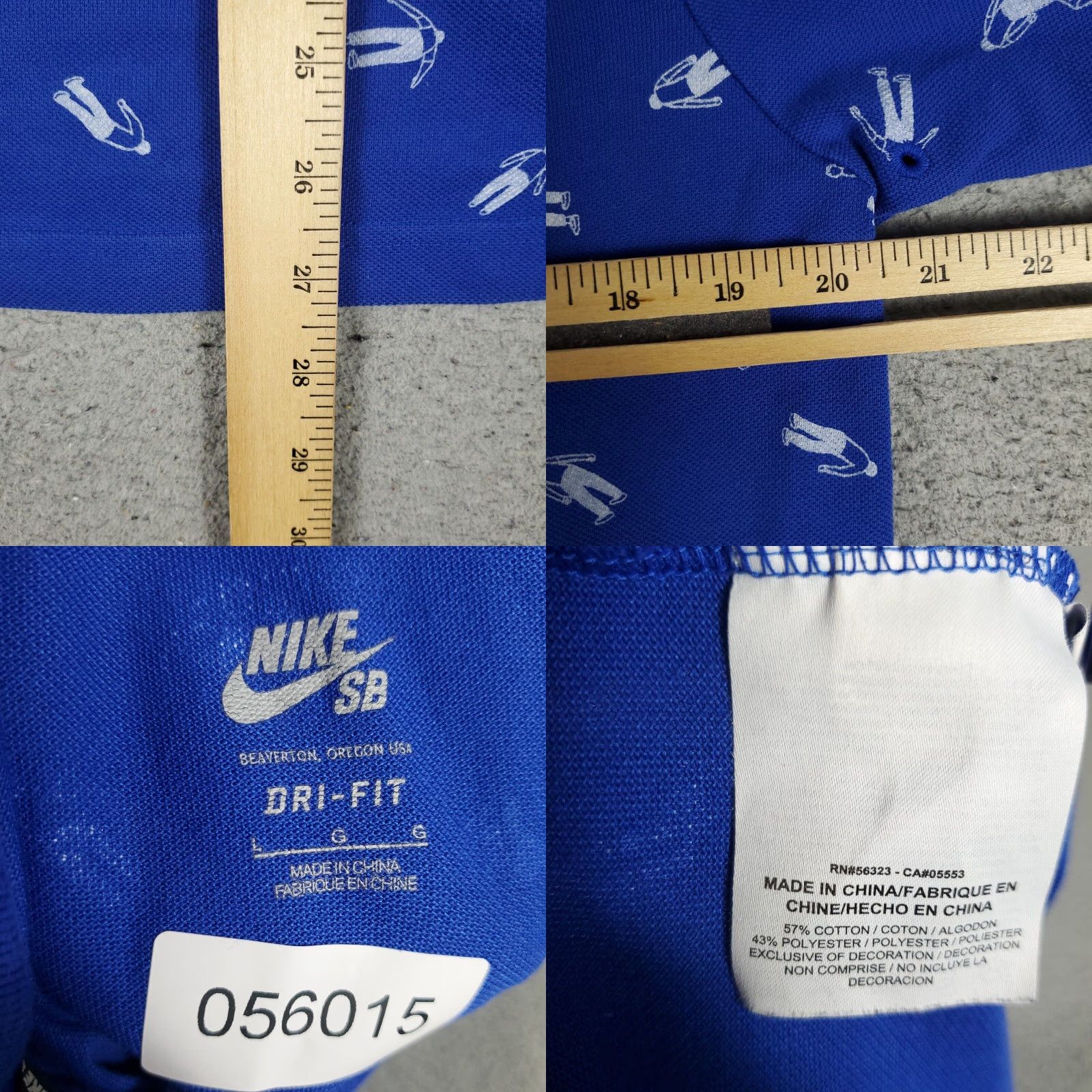 Nike Nike Polo Shirt Mens Size Large Blue Cotton Blend Short Sleeve Casual Polo Shirt L Blue Nike Sports Modern Preppy Men's Polo Shirt Size US L / EU 52-54 / 3 - 8 Thumbnail