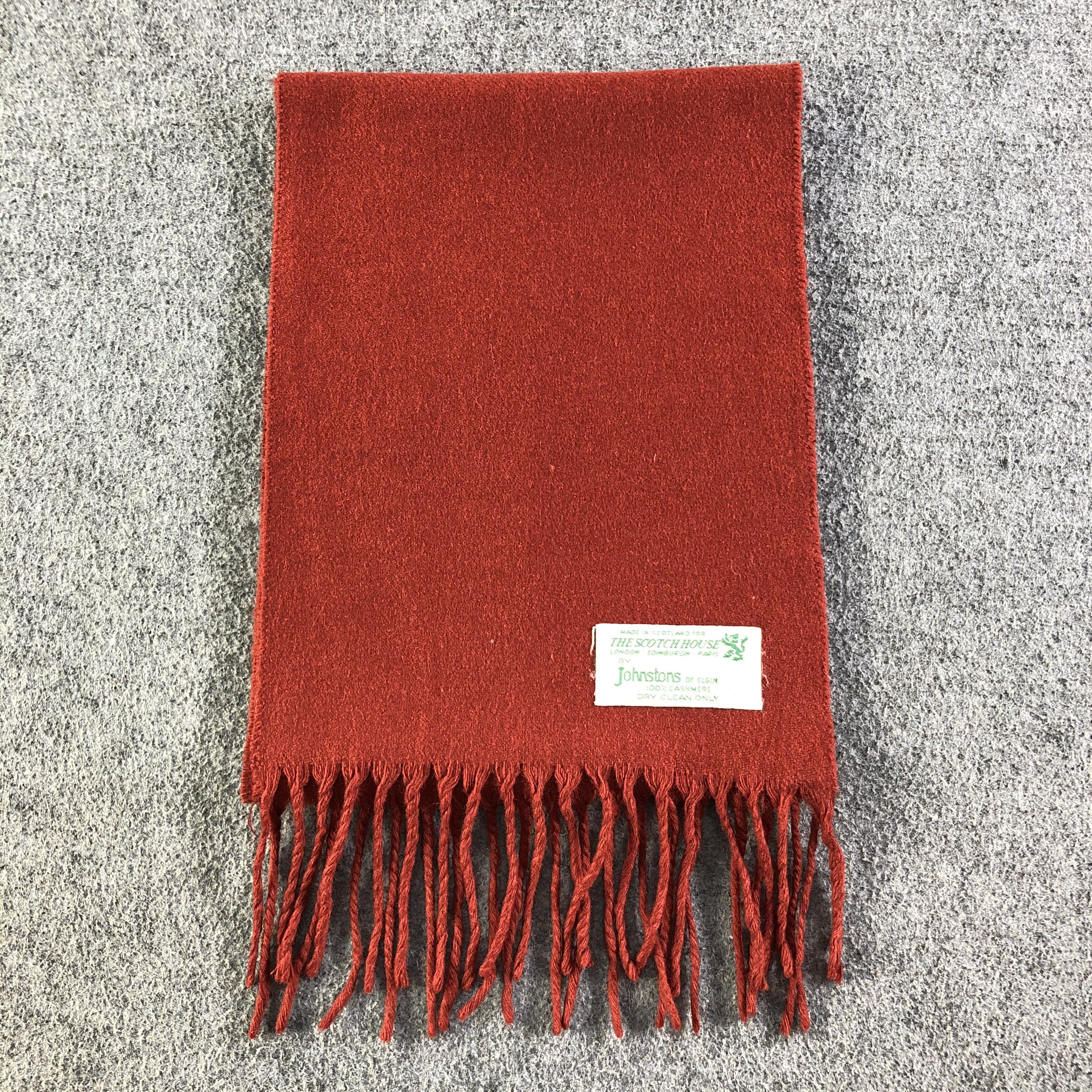 Johnstons Of Elgin Johnstons Of Elgin Cashmere Scarf / Muffler / Neckwear Size ONE SIZE - 2 Thumbnail