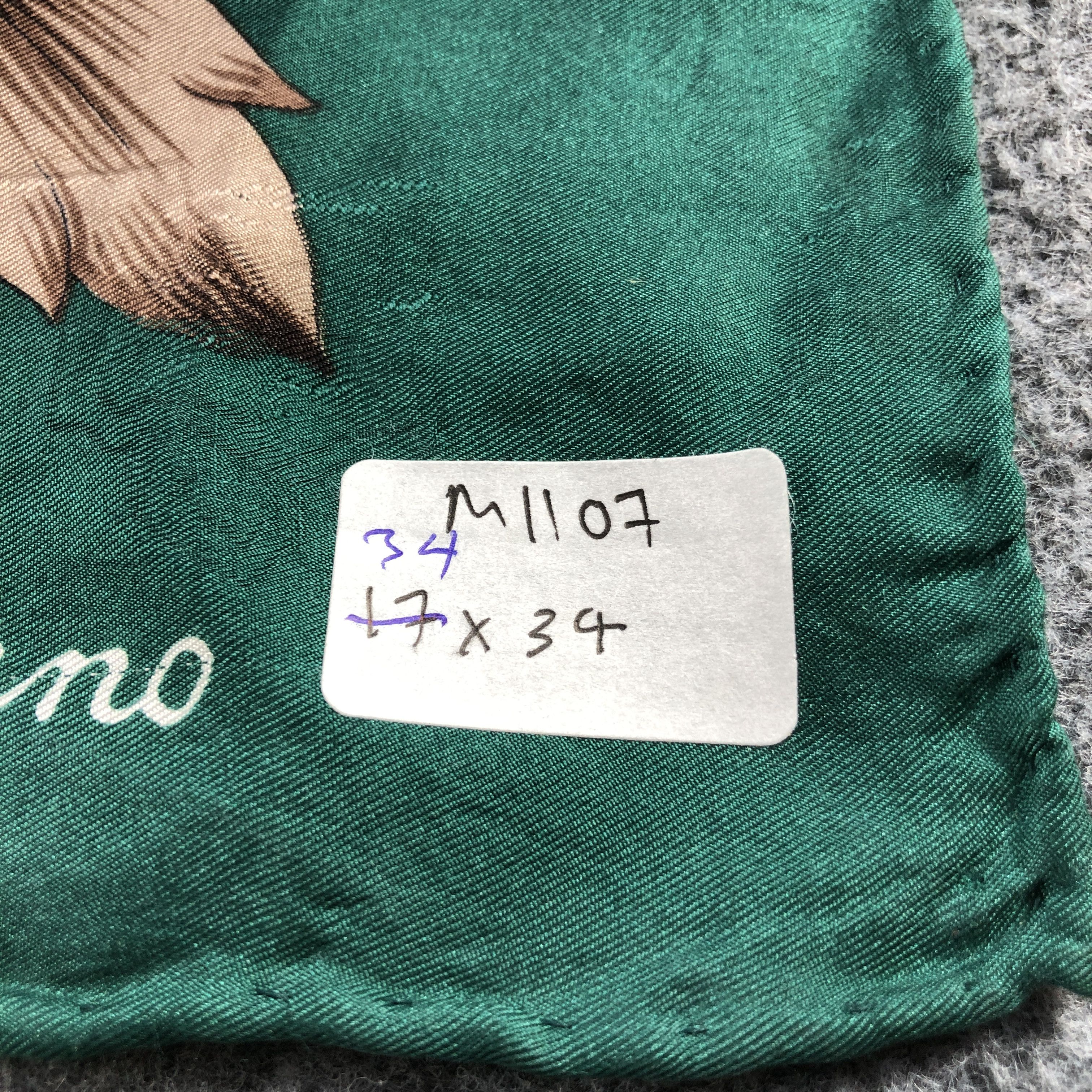 Other F. Vergano Luxury Hand Rolled Silk Scarf M1107 Size ONE SIZE - 11 Thumbnail
