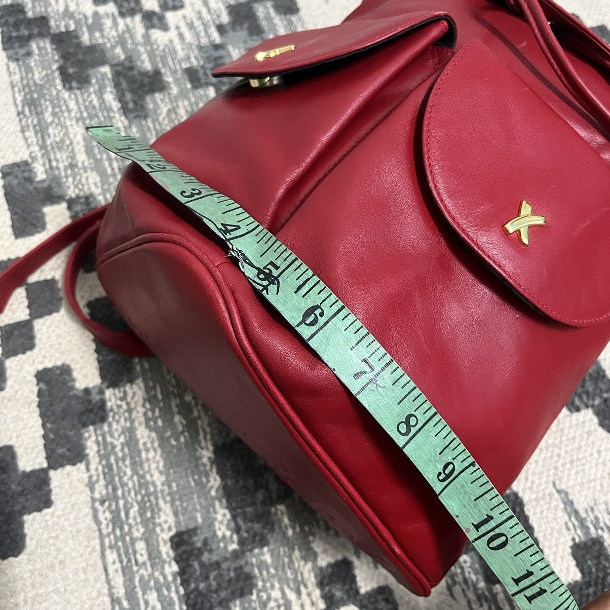 Paloma Picasso Authentic Vintage Paloma Picasso Leather Backpack Size ONE SIZE - 10 Thumbnail