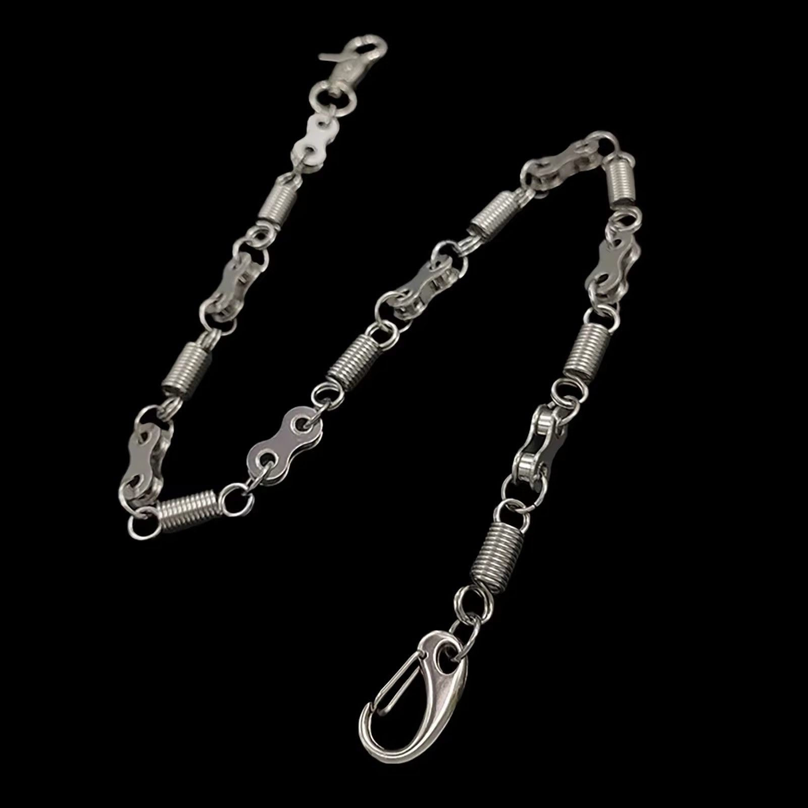 Jewelry Biker Link Springs Chain Size ONE SIZE - 2 Thumbnail