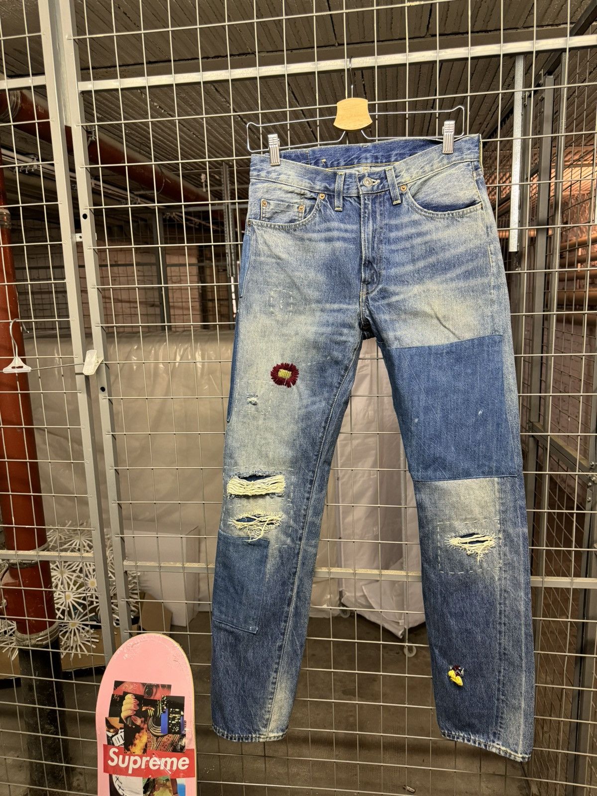 image of Levis Vintage Clothing Levi’S Flower Denim in Blue, Men's (Size 32)