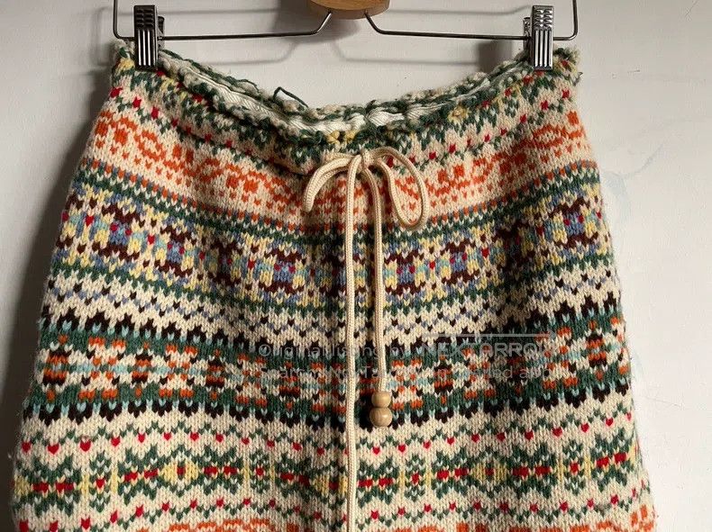Junya Watanabe Junya Watanabe one-size-fits-all Wool Knit Crochet Fair Isl Size 23" - 2 Thumbnail