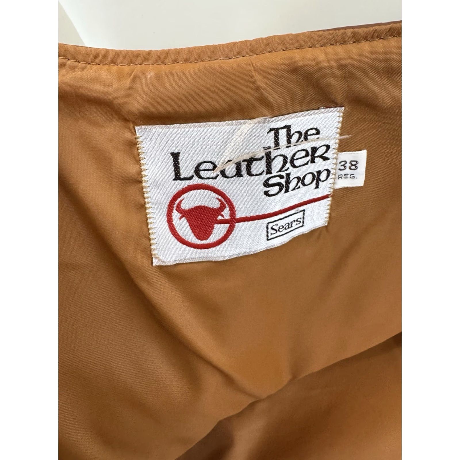 Sears VINTAGE Sears Leather Vest Western Mens 38 Brown - EXCELLENT Vest Mens 38 Brown Western Leather Sears Size US XXS / EU 40 - 4 Thumbnail