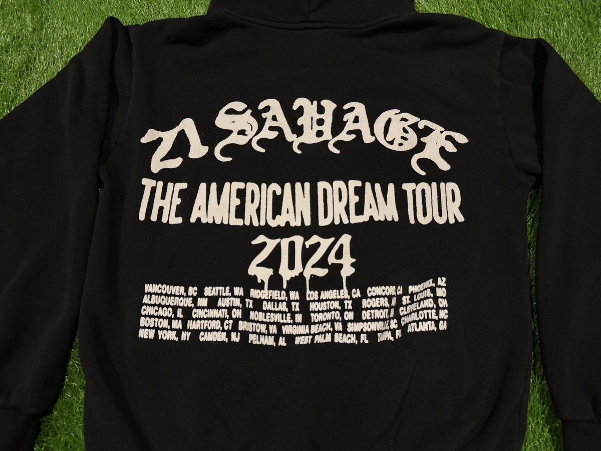 21 Savage 21 Savage Hoodie Black American Dream Tour 2024 DOUBLE SIDED Size US S / EU 44-46 / 1 - 5 Thumbnail
