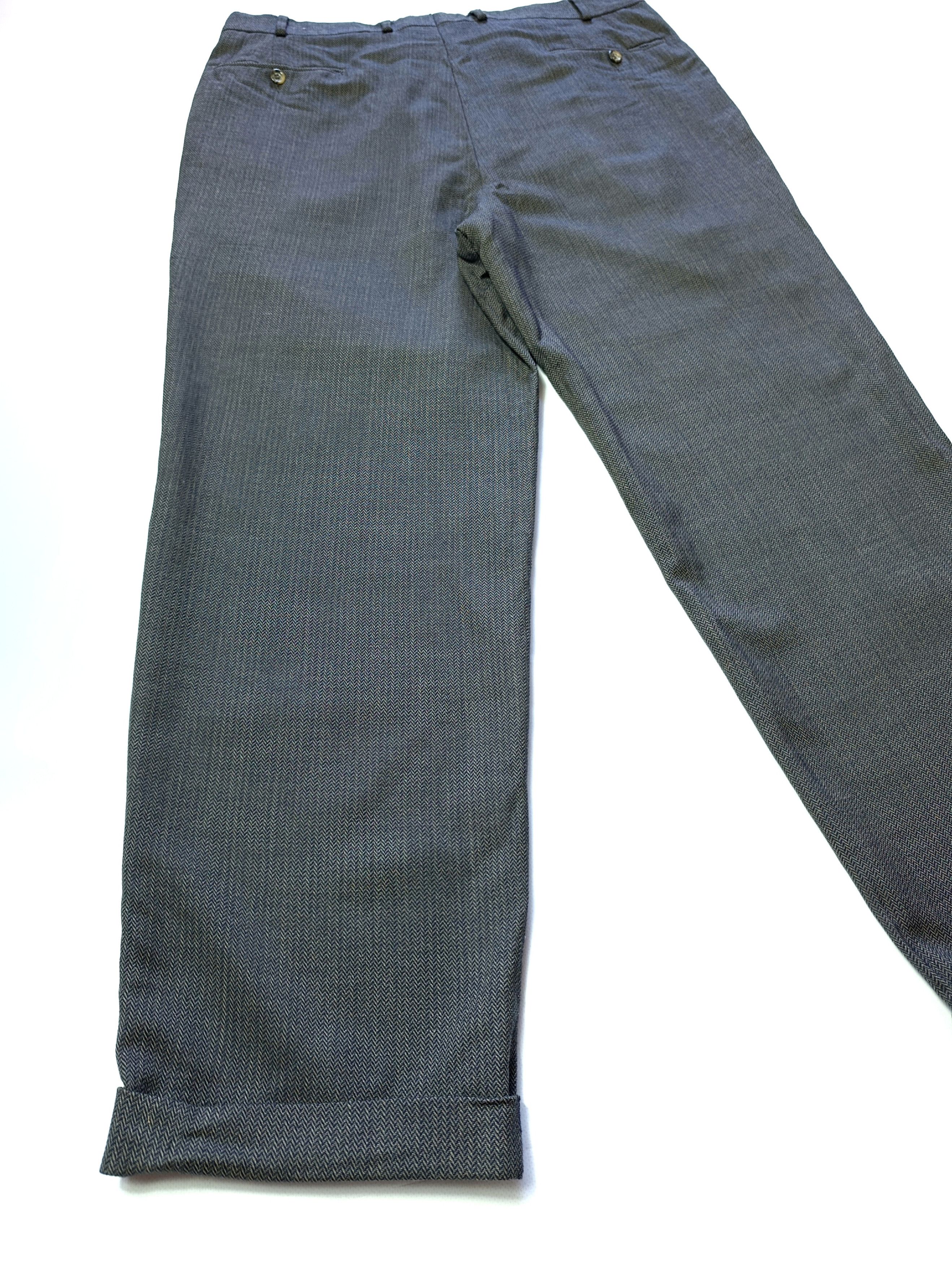 Yves Saint Laurent Yves Saint Laurent Vintage Casual Wool Pants Size US 36 / EU 52 - 8 Thumbnail