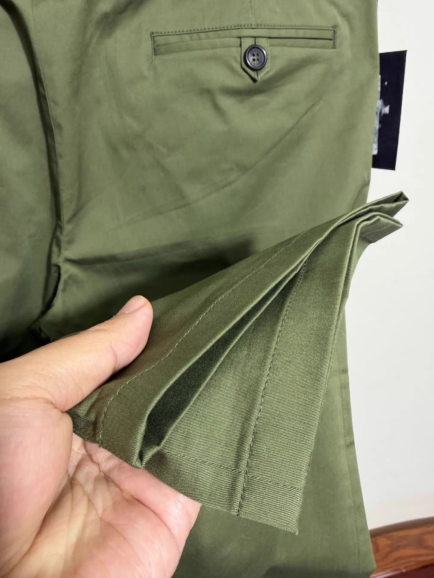 Prada Prada Military Green Straight Fit Pants 54 Size US 38 / EU 54 - 6 Thumbnail
