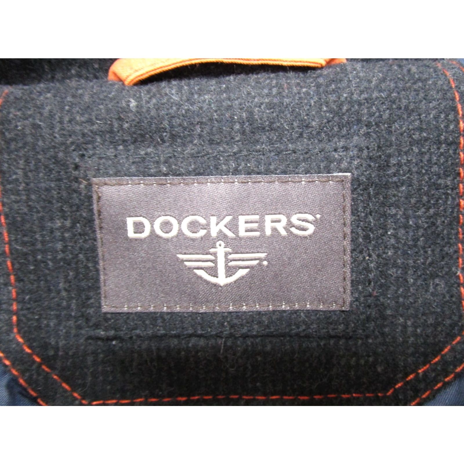 Dockers DOCKERS Jacket Overcoat Men L Wool Black Lined Button Casual Winter Fall 2+ items ship .99 Mens Size US L / EU 52-54 / 3 - 2 Thumbnail