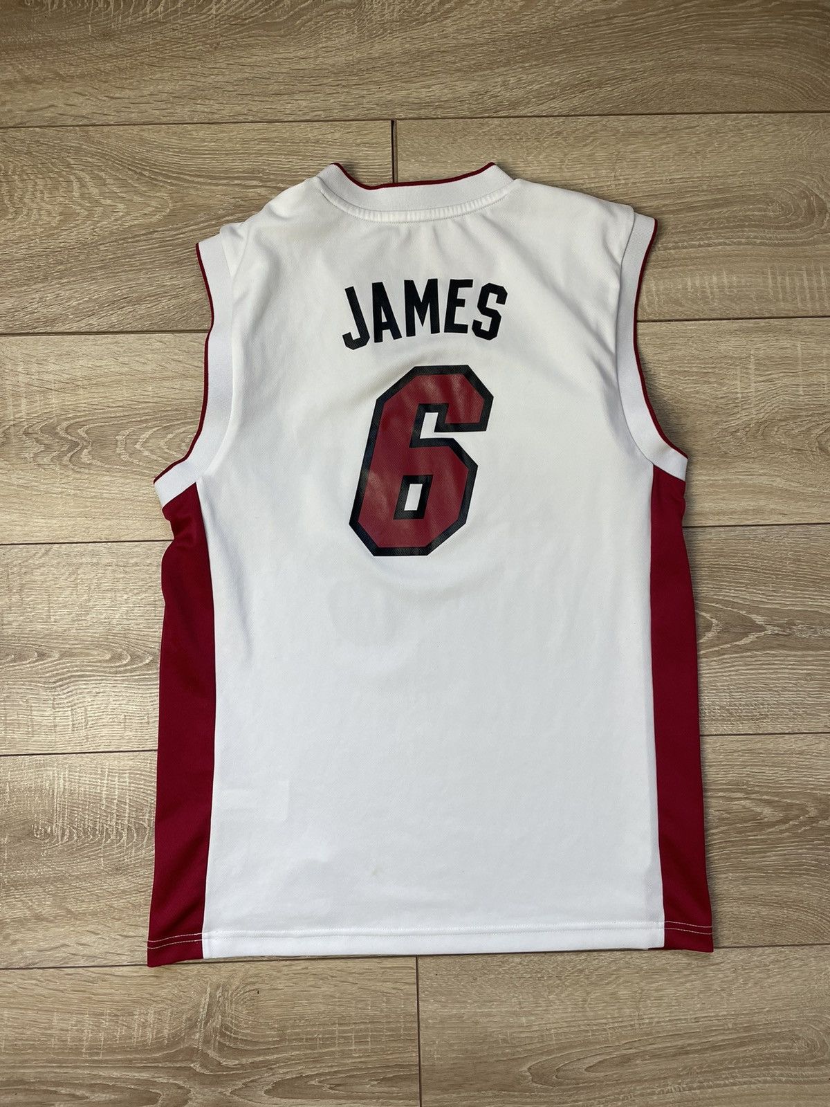 Adidas Vintage Adidas Miami Heat LeBron James Jersey Mens s Size US S / EU 44-46 / 1 - 6 Thumbnail