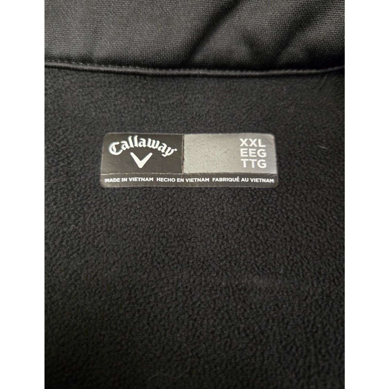 Callaway Callaway Pullover Mens 2XL Black Quarter Zip Golf Performance Fleece Lined Soft Size US XXL / EU 58 / 5 - 5 Thumbnail
