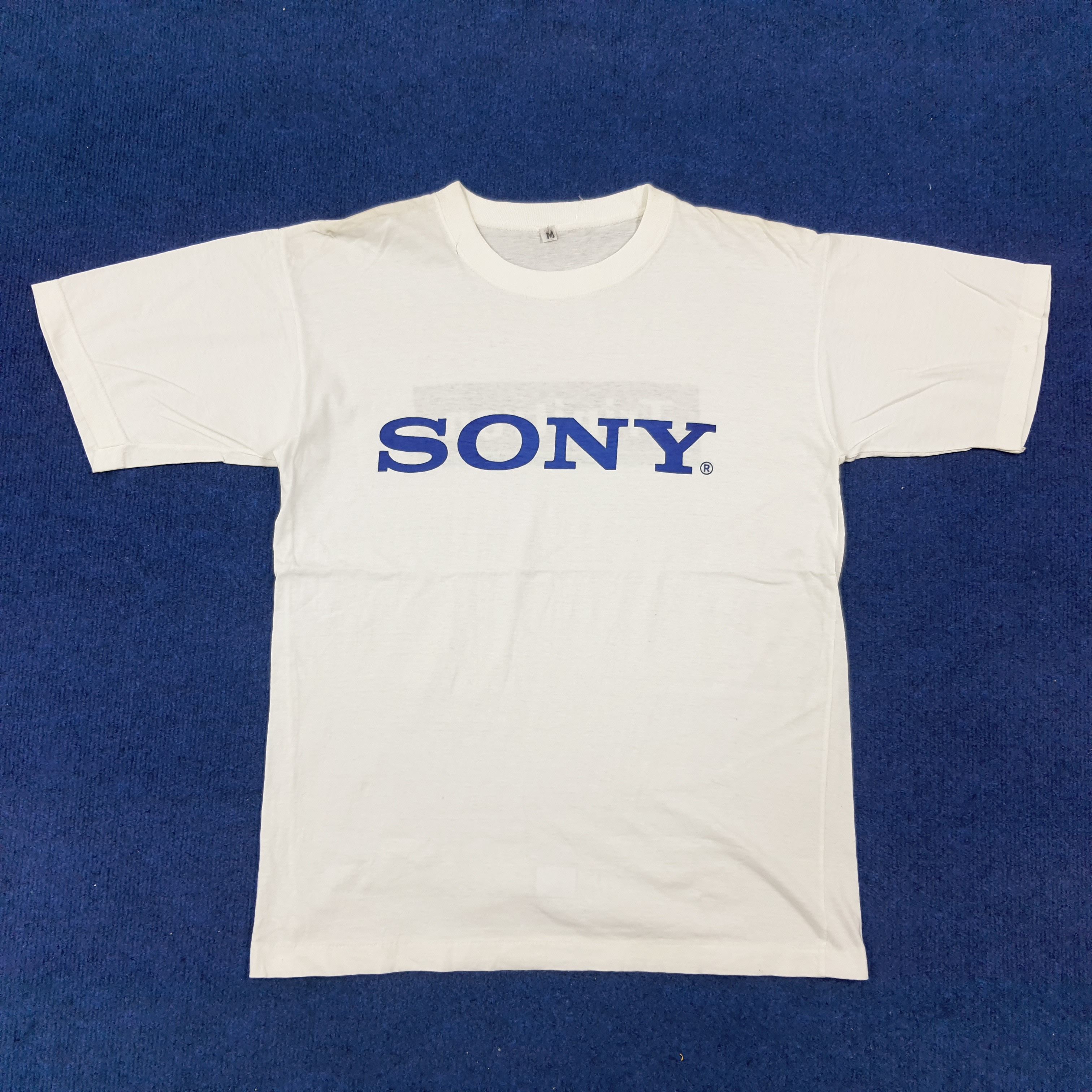 Japanese Brand × Sony × Vintage Vintage SONY Trinitron Spell Out Japanese Brand Tshirt Size US M / EU 48-50 / 2 - 1 Thumbnail