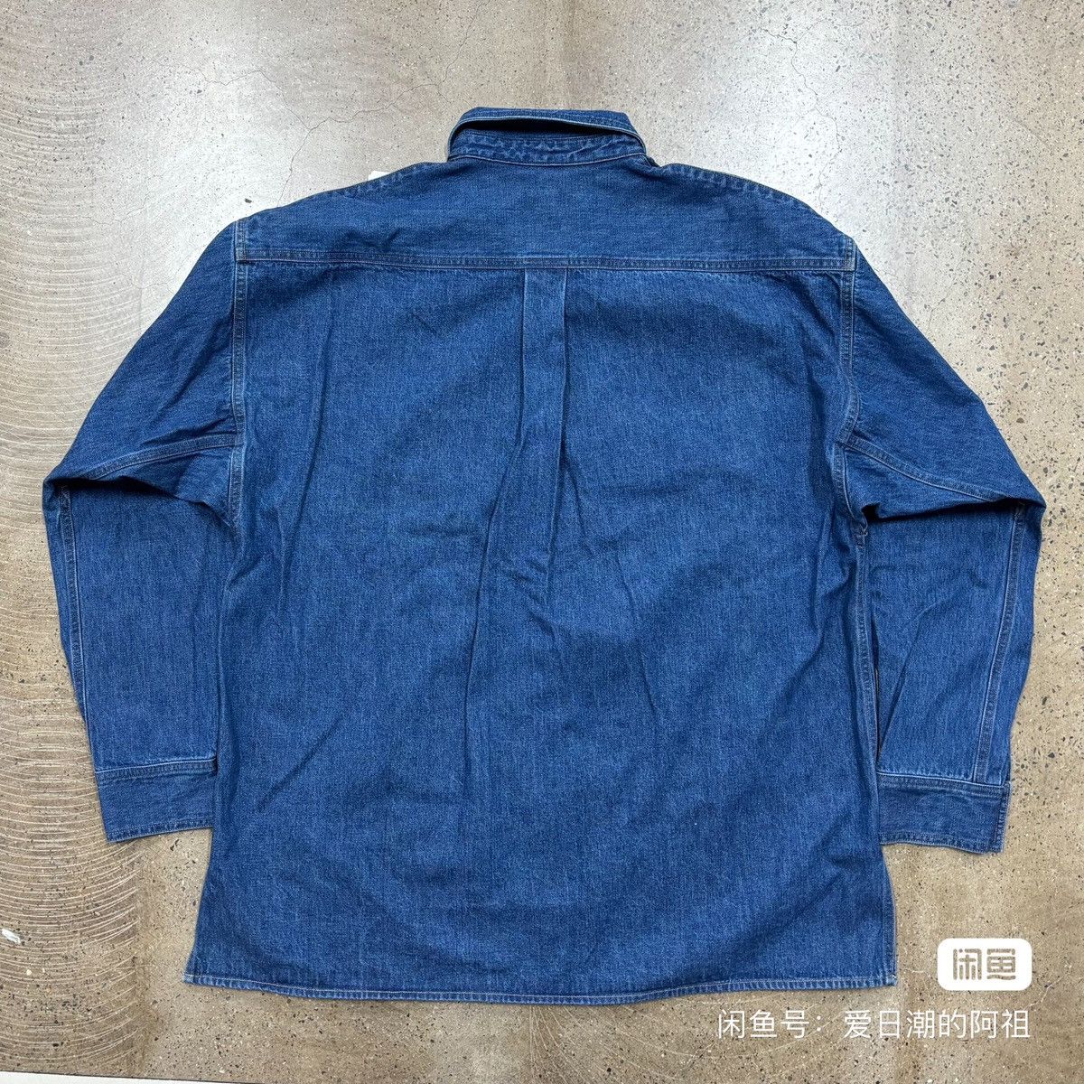 Auralee Auralee 25ss Selvedge Light Oz Denim Shirt Size US XL / EU 56 / 4 - 2 Thumbnail
