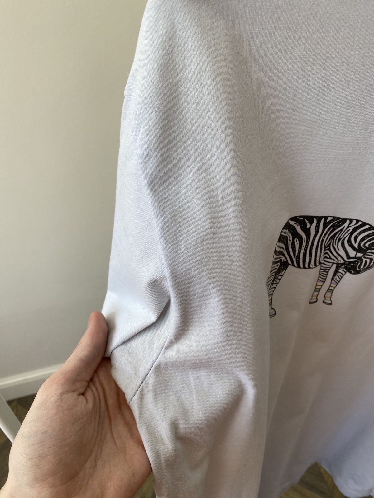 Designer × Paul Smith × Vintage Vintage Paul Smith Zebras Tee Size US M / EU 48-50 / 2 - 10 Thumbnail
