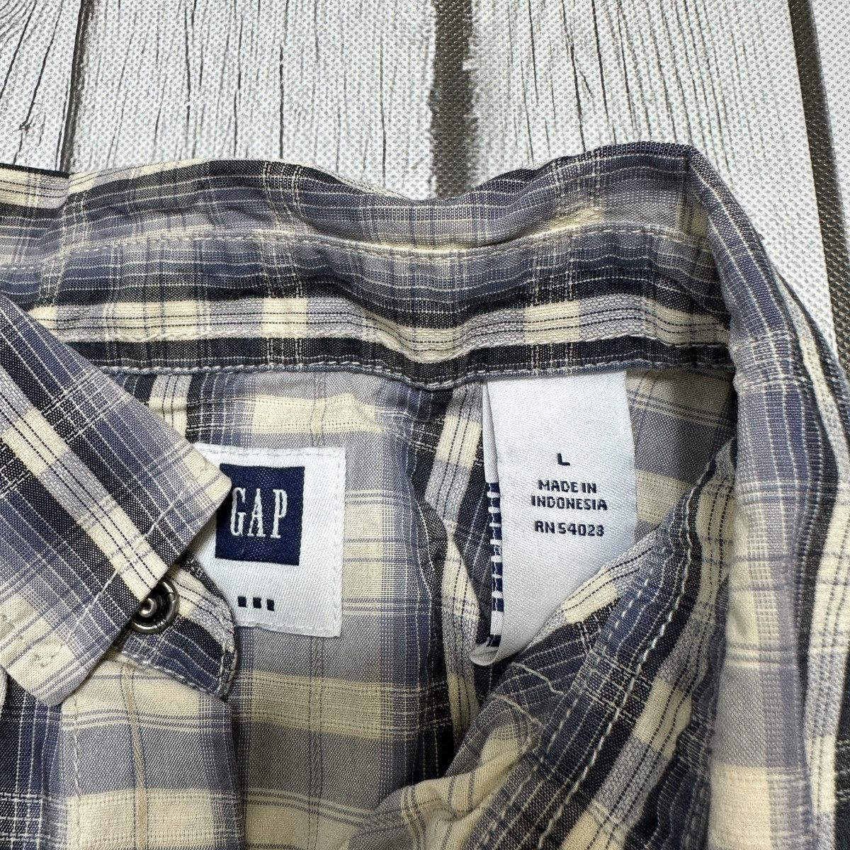 Gap Gap pearl snap shirt Size US L / EU 52-54 / 3 - 4 Thumbnail