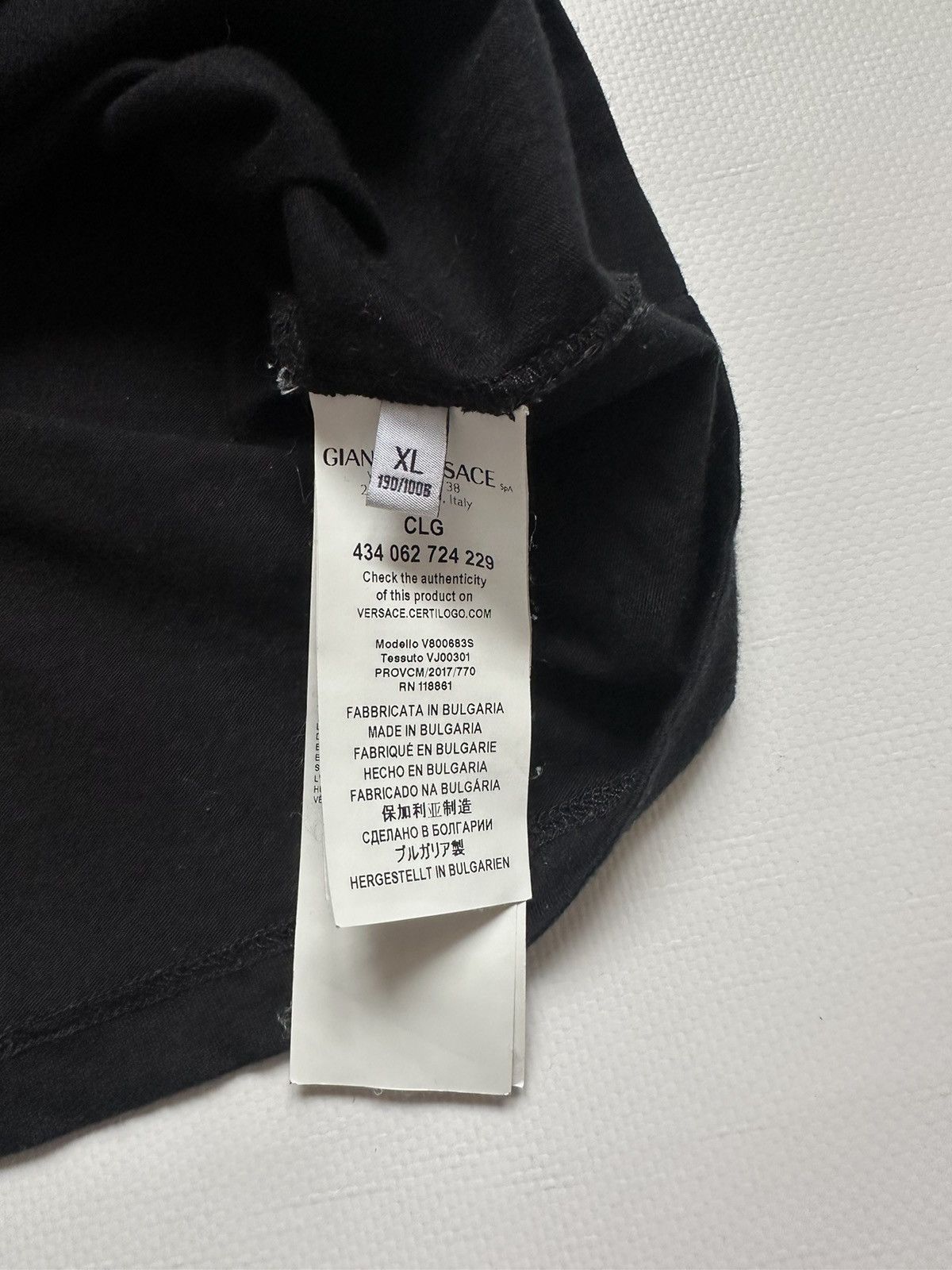 Versace Versace Medusa T-shirt Versace Big Logo Size US L / EU 52-54 / 3 - 8 Thumbnail