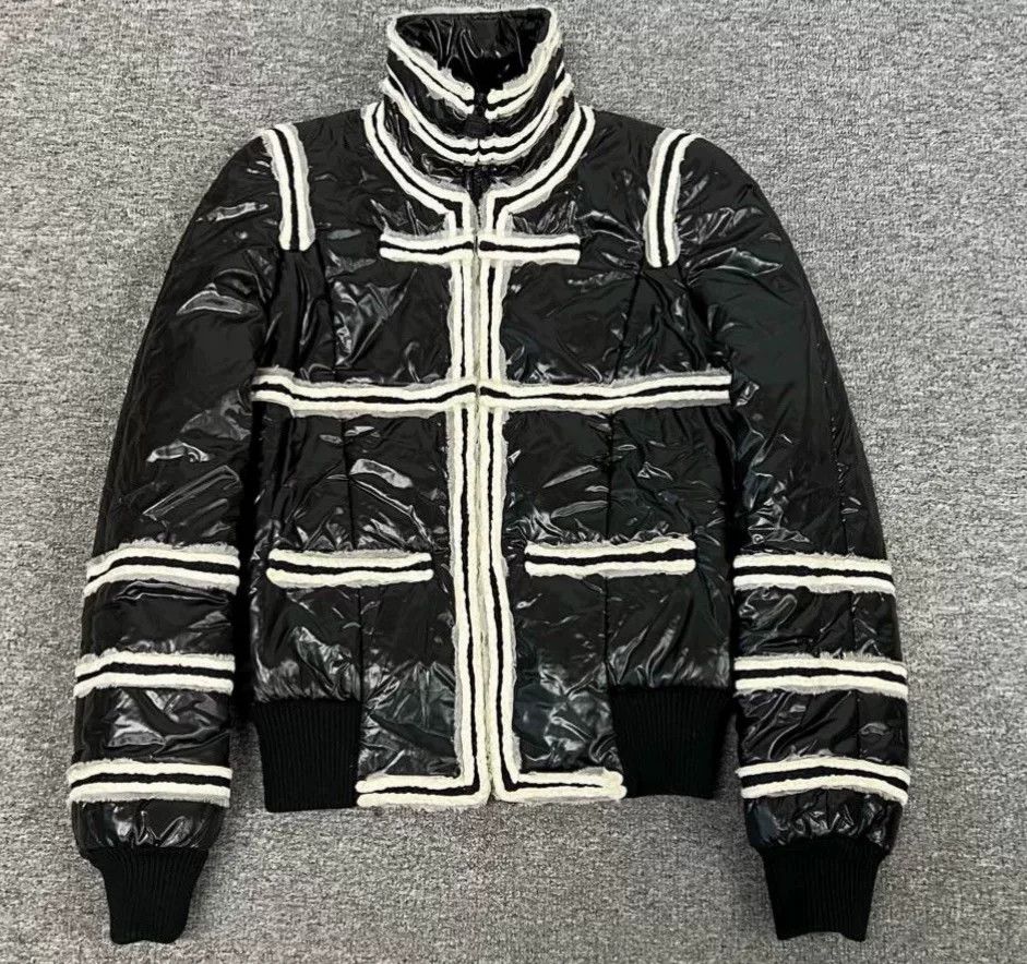 Chanel Chanel Black 3D Stripe Jacket Size 34 Size XXS / US 00 / IT 34 - 1 Thumbnail