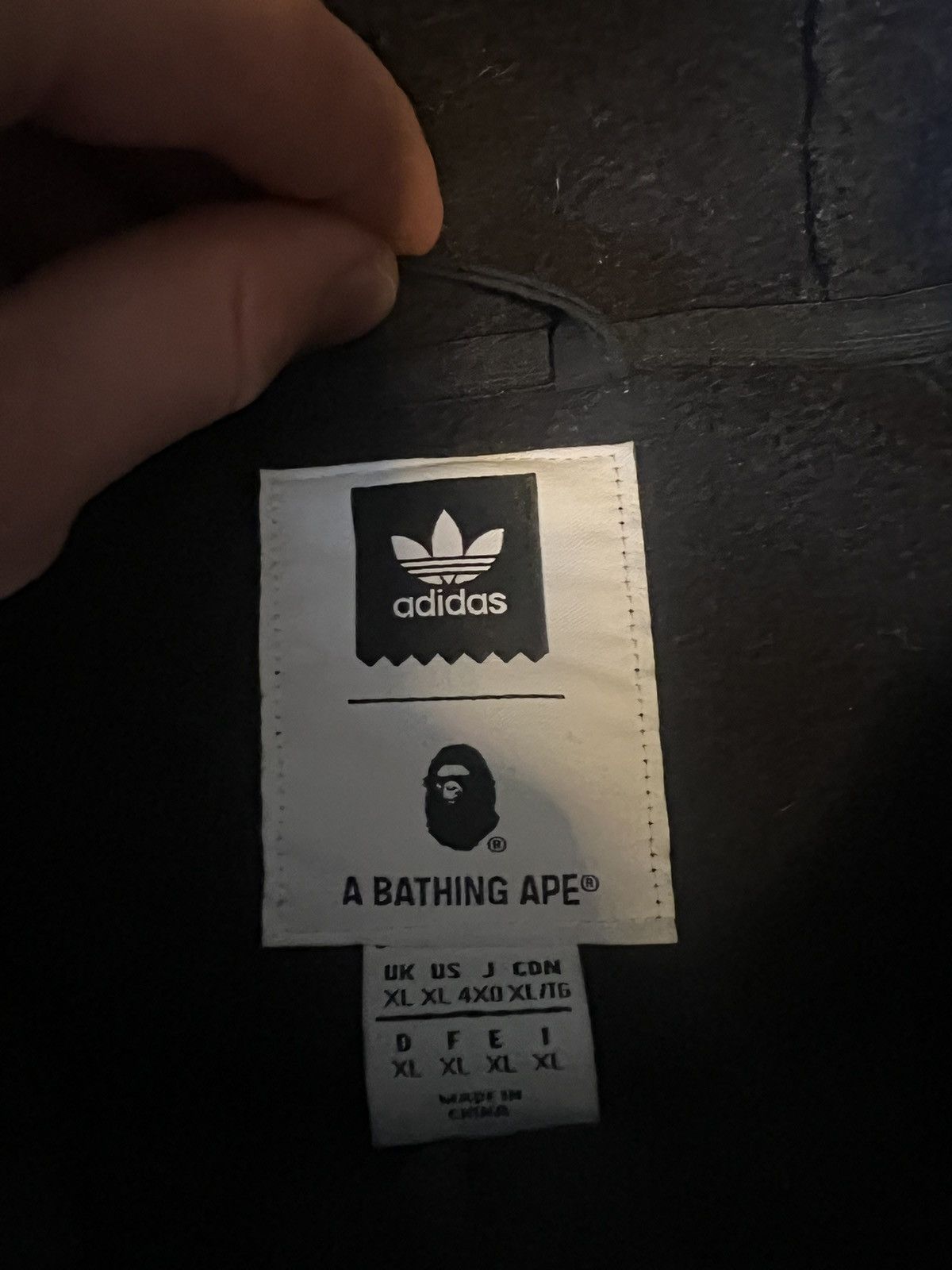 Adidas × Bape Bape X Adidas Tech Hoodie Size US XL / EU 56 / 4 - 6 Thumbnail