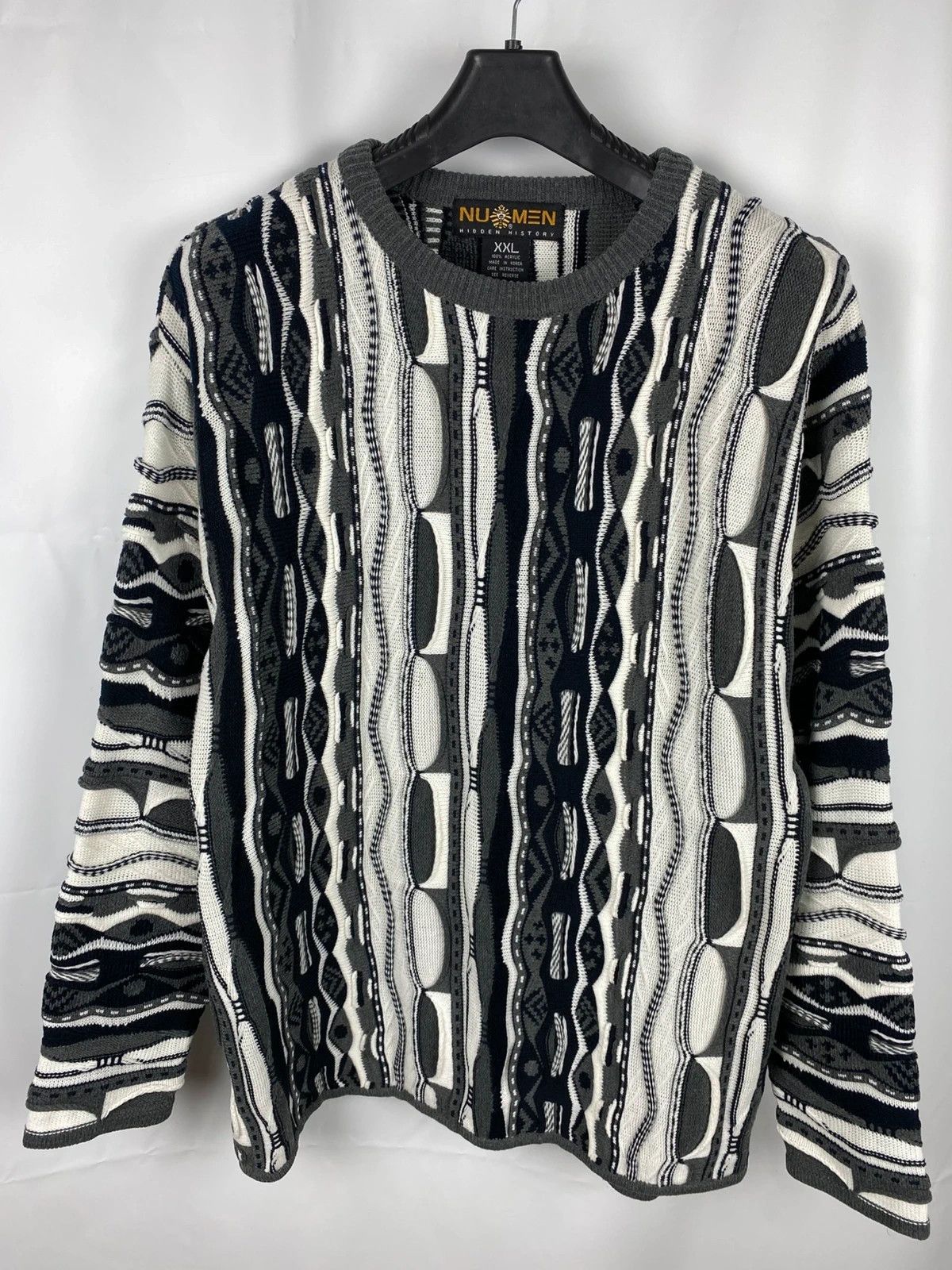 Other Numen Hidden History Knit Multi Sweater coogi style Size US XXL / EU 58 / 5 - 1 Thumbnail
