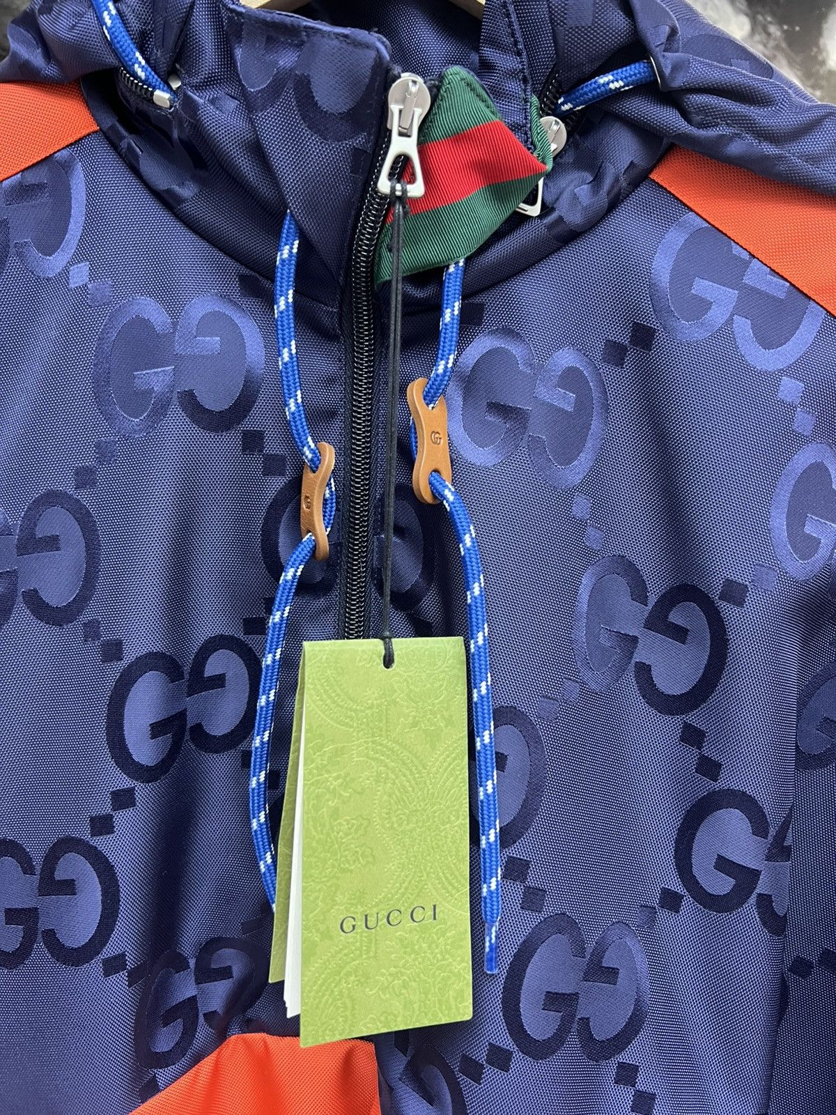 Gucci Gucci Nylon Monogram Hoodie Size US XL / EU 56 / 4 - 4 Thumbnail