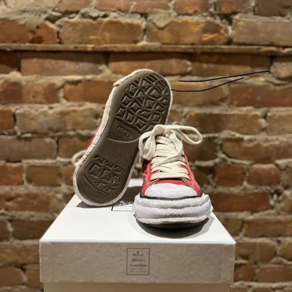 Maison MIHARA YASUHIRO Maison Mihara Yasuhiro Peterson OG Sole High Sneaker – Red Size US 8 / EU 41 - 6 Thumbnail