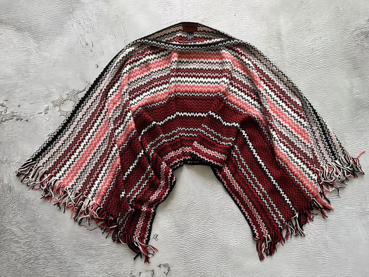 Missoni Missoni Vintage Made in Italy Poncho Wool & Arcylic Woven Size ONE SIZE - 1 Thumbnail