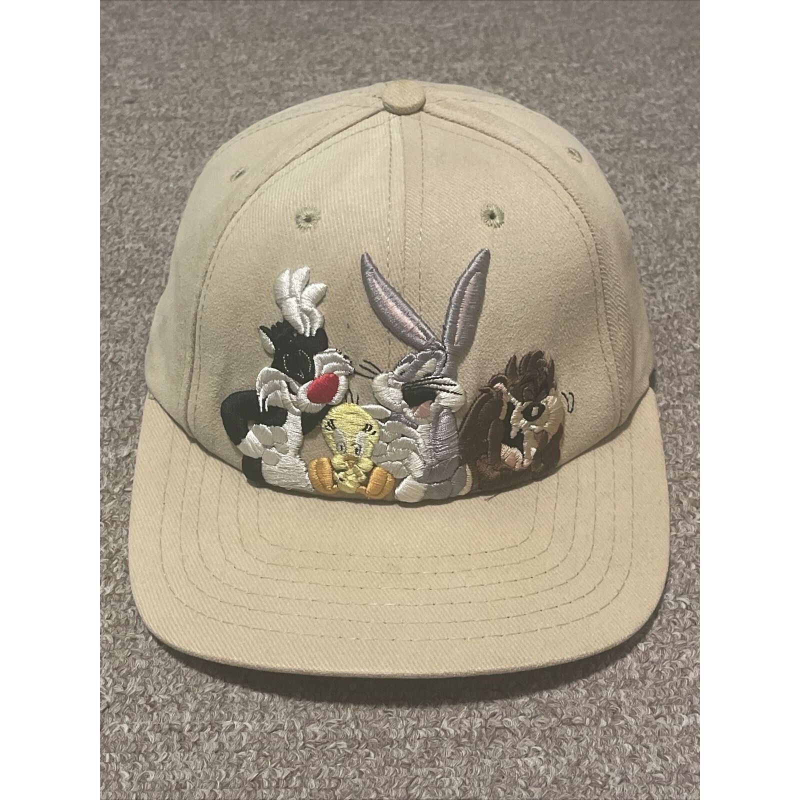Vintage Vintage 90s Looney Tunes Taz Bugs Bunny Tweetie Acme Clothin Size ONE SIZE - 1 Thumbnail