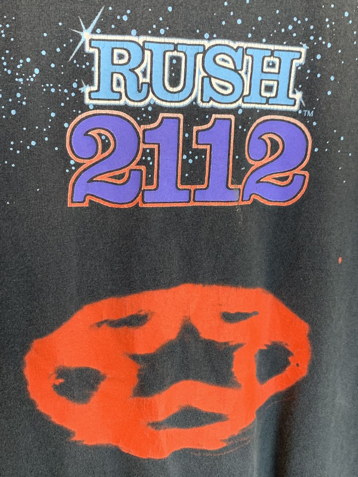 Band Tees *RARE* Vintage Rush 2112 Album Art Band Promo T-Shirt - L Size US L / EU 52-54 / 3 - 5 Thumbnail