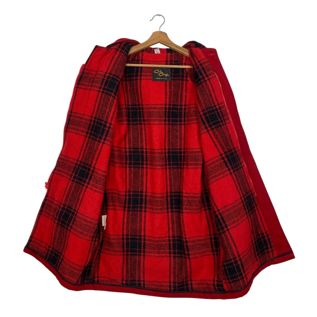 Japanese Brand Cal Craft duffle hoodie coat jacket Size US M / EU 48-50 / 2 - 12 Thumbnail