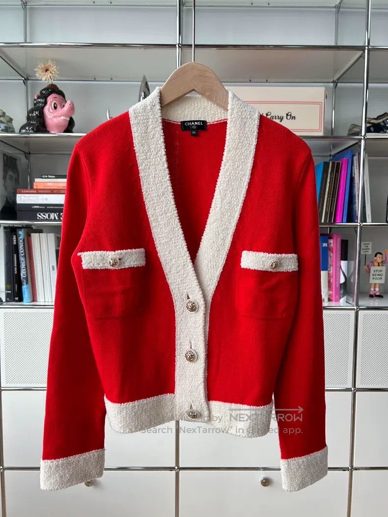 Chanel Chanel Classic cashmere knitted cardigan coat Size XXS / US 00 / IT 34 - 1 Thumbnail