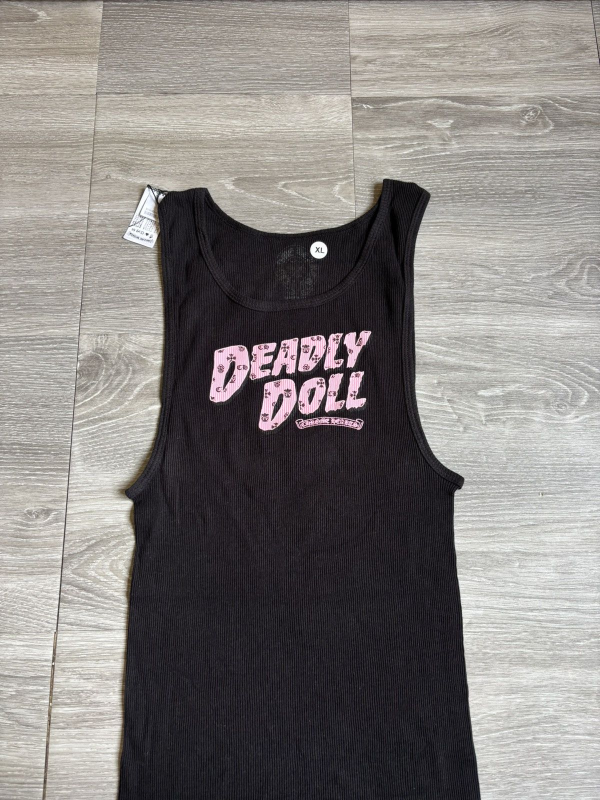 Chrome Hearts Chrome Hearts Black Deadly Doll Tank Top Size US XL / EU 56 / 4 - 3 Thumbnail