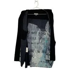 Yohji Yamamoto Yohji Yamamoto Pour Homme Print Shirt Tops Size US L / EU 52-54 / 3 - 3 Thumbnail