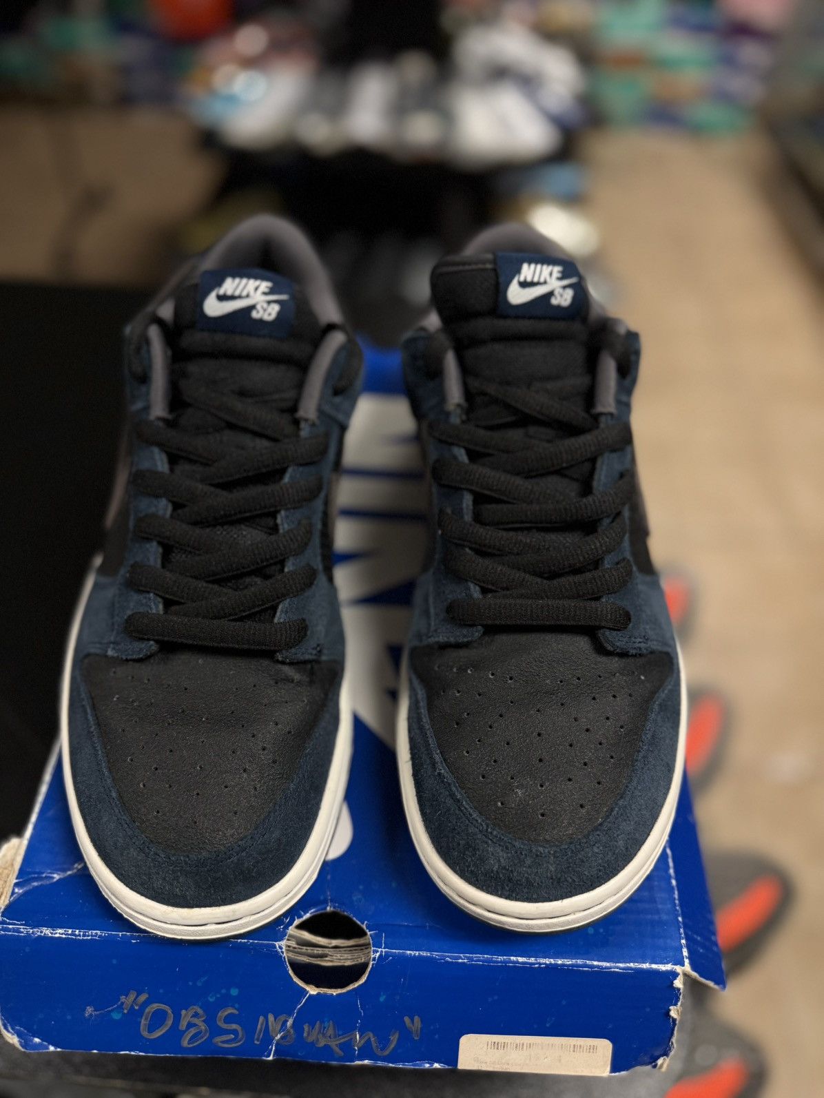Nike Nike Dunk Pro SB Low Obsidian/Midnight Fog-Black size 11 Size US 11 / EU 44 - 7 Thumbnail