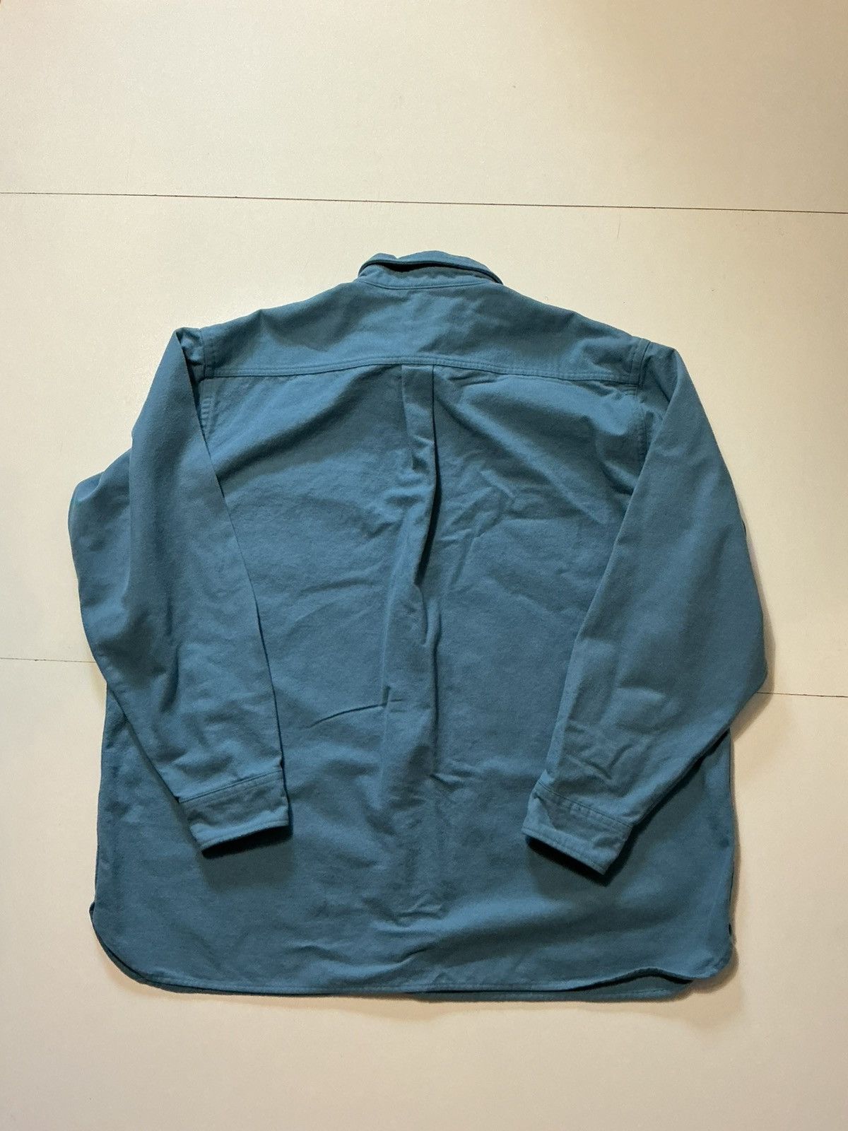 L.L. Bean L.L. Bean Chamois Cloth Flannel Button Front L/S Shirt Size US XXL / EU 58 / 5 - 2 Thumbnail
