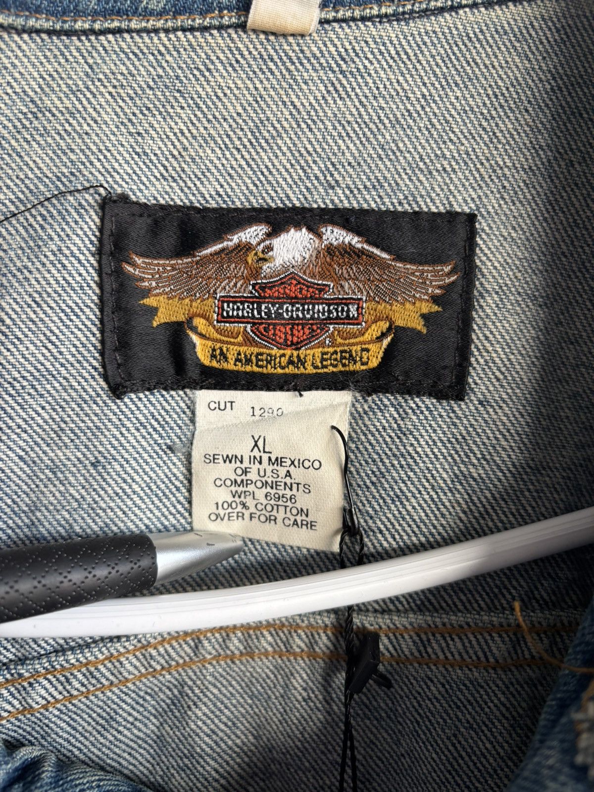 Harley Davidson VTG Harley Davidson Motorcycles Born in the USA Eagle Jacket Size US XL / EU 56 / 4 - 4 Thumbnail