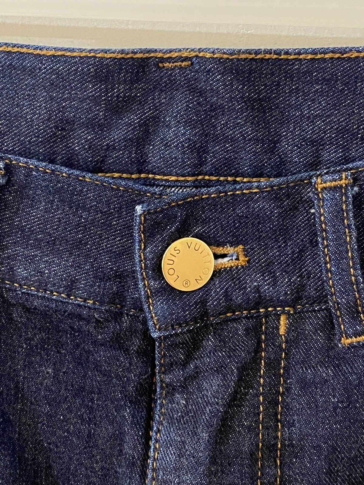 Louis Vuitton Louis Vuitton Logo Denim Jeans Size US 32 / EU 48 - 5 Thumbnail